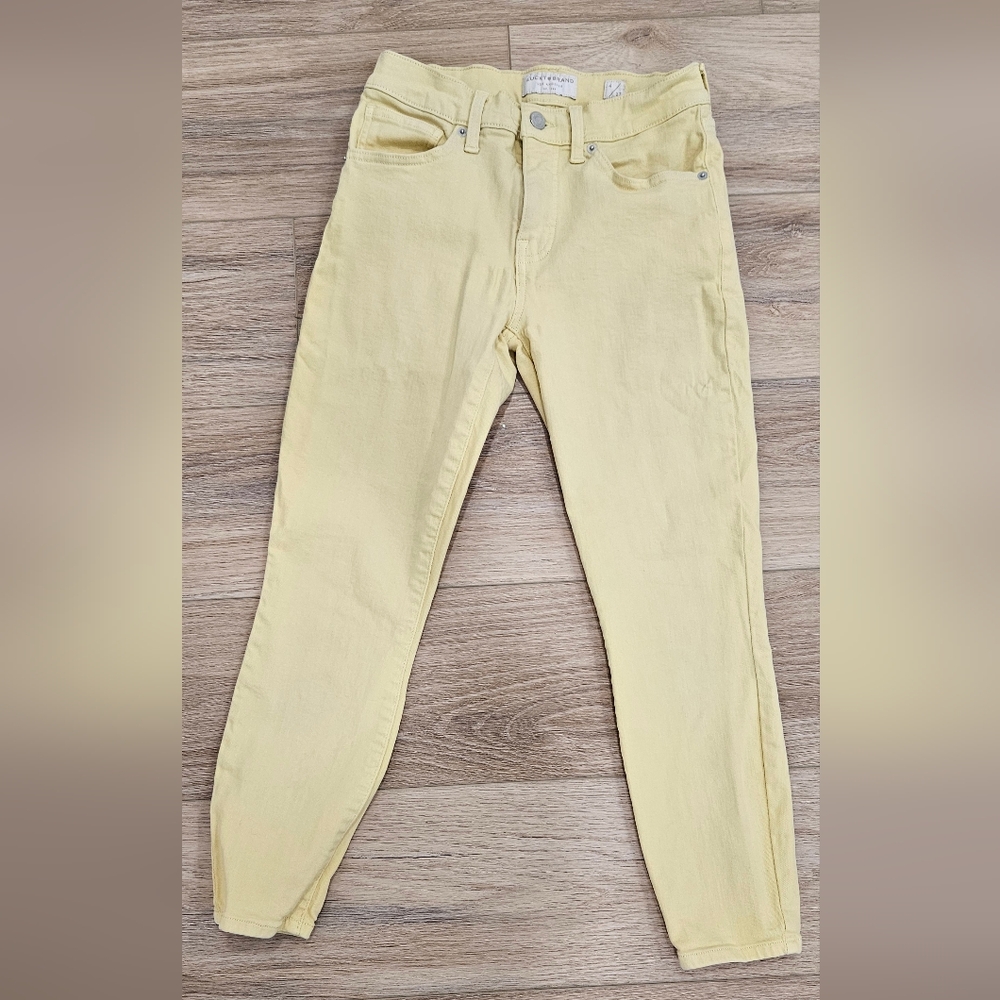 Lucky Brand Mid Rise Crop Ava Size 27